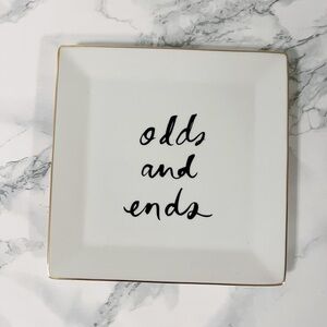 Kate Spade NY Daisy Place Odds & Ends Trinket Tray | 6” Porcelain Jewelry Dish